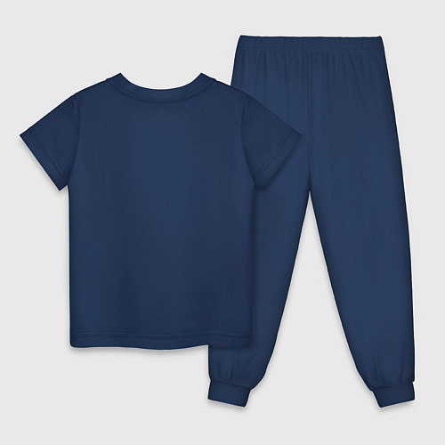 Детская пижама Лисенок индеец / Тёмно-синий – фото 2