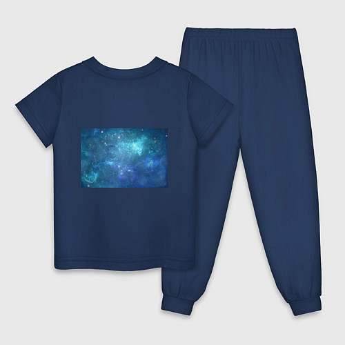 Детская пижама Овечка / Тёмно-синий – фото 2