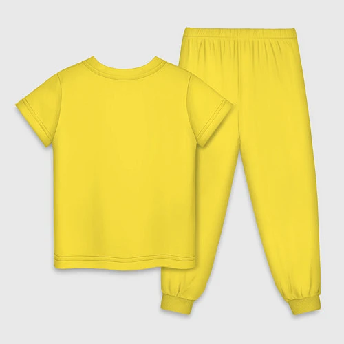 Детская пижама Гора Фудзияма / Желтый – фото 2