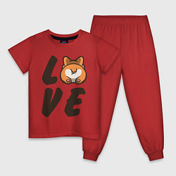 Детская пижама Love Corgi