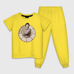 Пижама хлопковая детская Howard Wolowitz, цвет: желтый