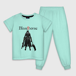 Пижама хлопковая детская Bloodborne, цвет: мятный
