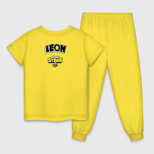 Детская пижама Brawl STARS футбол / Желтый – фото 2