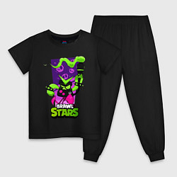 Детская пижама 8 bit green brawl stars 8 бит
