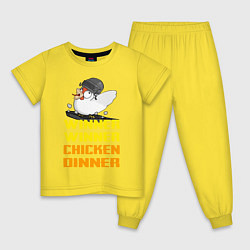 Детская пижама PUBG Winner Chicken Dinner