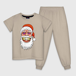 Детская пижама Довольный Санта