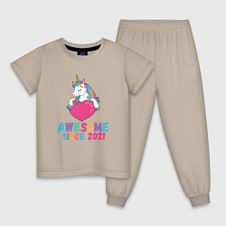 Детская пижама Единорог 2021