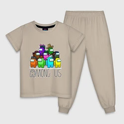 Детская пижама AMONG US - большая компания!