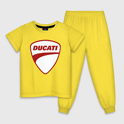 Детская пижама Ducati Logo Дукати Лого Z