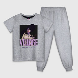 Пижама хлопковая детская Resident evil vampire, цвет: меланж