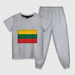 Пижама хлопковая детская RASTAMAN, цвет: меланж