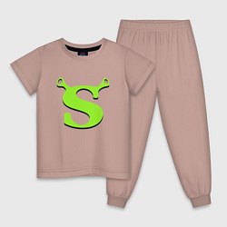 Детская пижама Shrek: Logo S