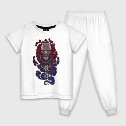 Пижама хлопковая детская Дух Хання, цвет: белый