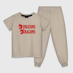 Детская пижама Dungeons and Dragons Драконы