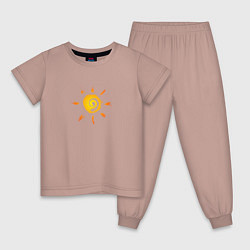 Детская пижама Солнце