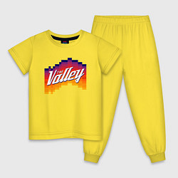 Пижама хлопковая детская Финикс - The Valley, цвет: желтый