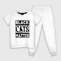 Детская пижама Black Cats Matter