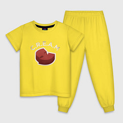 Пижама хлопковая детская CREAM - Wu-Tang, цвет: желтый