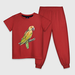 Детская пижама Любимый попугай