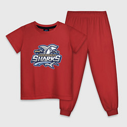 Детская пижама Wilmington sharks -baseball team