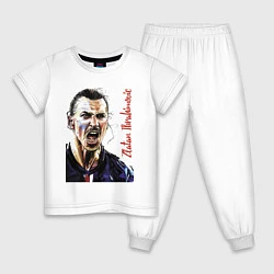 Детская пижама Zlatan Ibrahimovich - striker, Milan