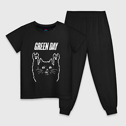Детская пижама Green Day Рок кот