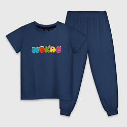 Детская пижама Машинки Мокас Логотип