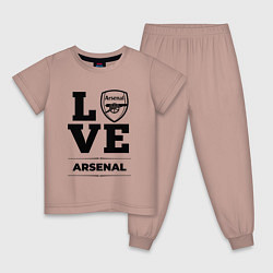 Детская пижама Arsenal Love Классика