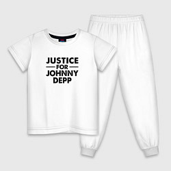Детская пижама Справедливость для Джонни Деппа