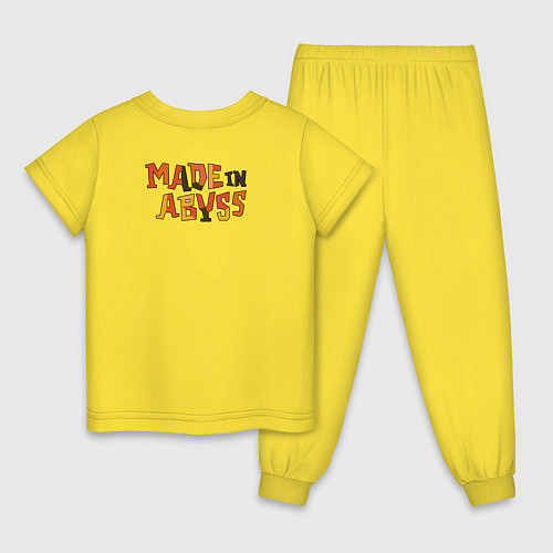 Детская пижама Nanachi made in abyss / Желтый – фото 2