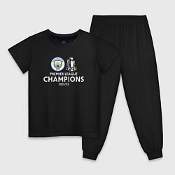 Детская пижама Manchester City Champions сезон 20212022