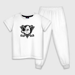 Детская пижама Anaheim Ducks Анахайм Дакс Серый