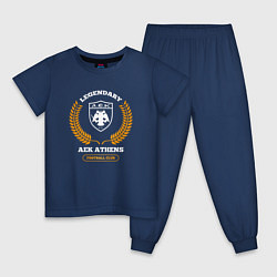 Детская пижама Лого AEK Athens и надпись Legendary Football Club