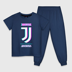 Детская пижама Juventus FC в стиле Glitch