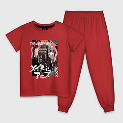 Пижама хлопковая детская The Mysterious из аниме Made in Abyss, цвет: красный