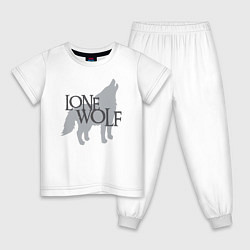Детская пижама LONE WOLF одинокий волк