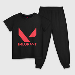 Детская пижама Valorant - logo