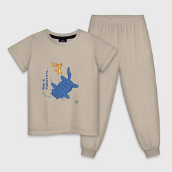 Детская пижама Падение голубого кота
