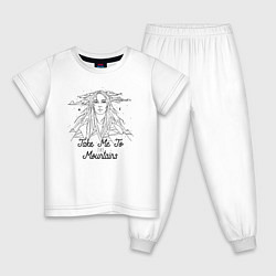 Детская пижама Отведи меня в горы
