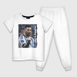Детская пижама Viva la Argentina - Lionel Messi - world champion