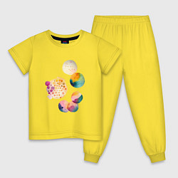 Детская пижама Цветные пятна - абстракция