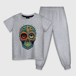 Детская пижама Mexican skull