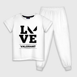 Детская пижама Valorant love classic