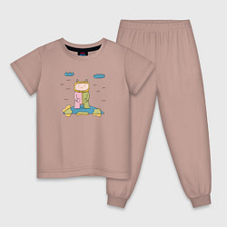 Детская пижама Космонавт доброта