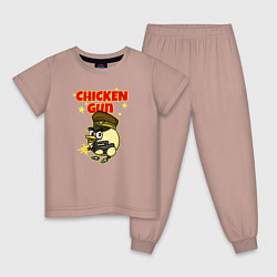 Детская пижама Chicken Gun - игра