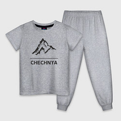 Пижама хлопковая детская Чечня Россия, цвет: меланж