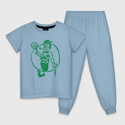 Пижама хлопковая детская Celtics man, цвет: мягкое небо