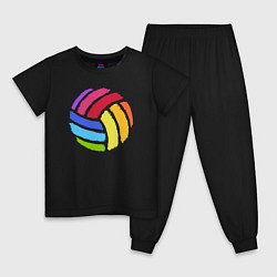 Детская пижама Rainbow volleyball