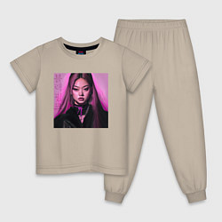 Детская пижама Blackpink Jennie аниме рисунок