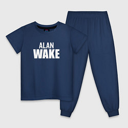 Детская пижама Alan Wake logo